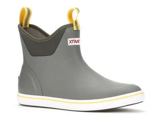 Xtratuf Gray/Yellow Men's 6 Inch Ankle Deck Boot 22735