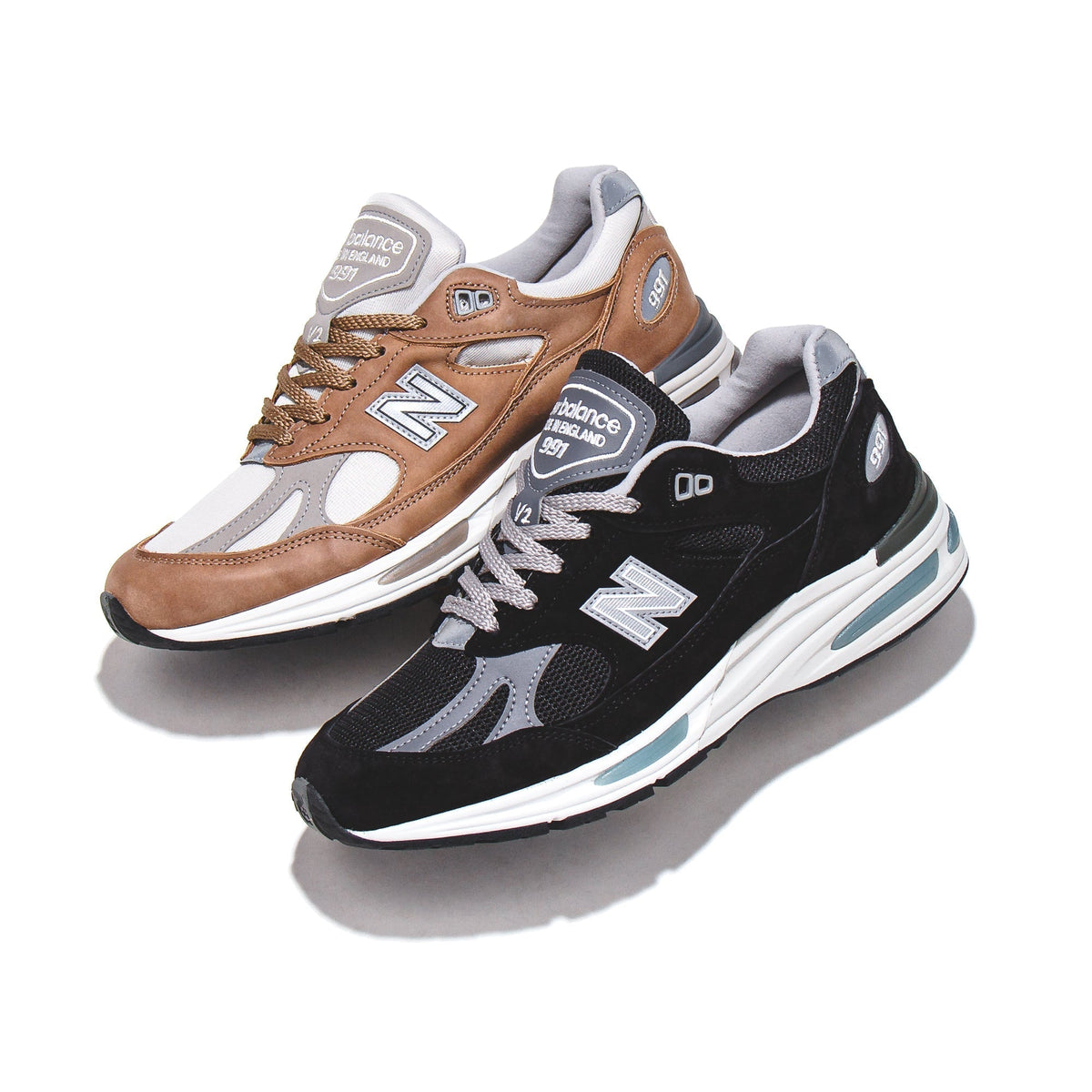 New Balance Unisex 991v2 Black Made In UK U991BK2