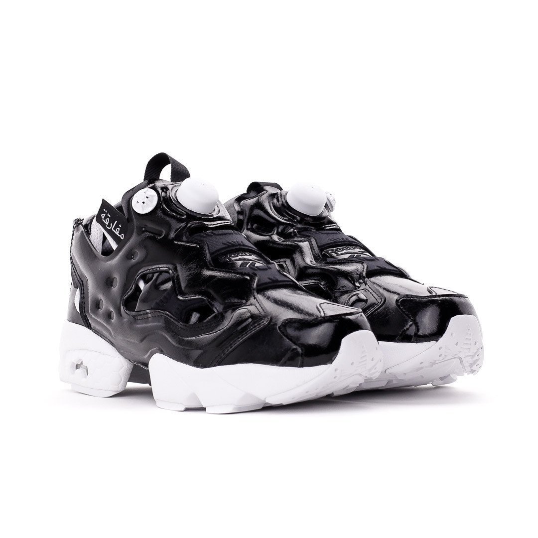 Reebok Classic Women Instapump Fury Ob Overbranded Black Patent AR1635