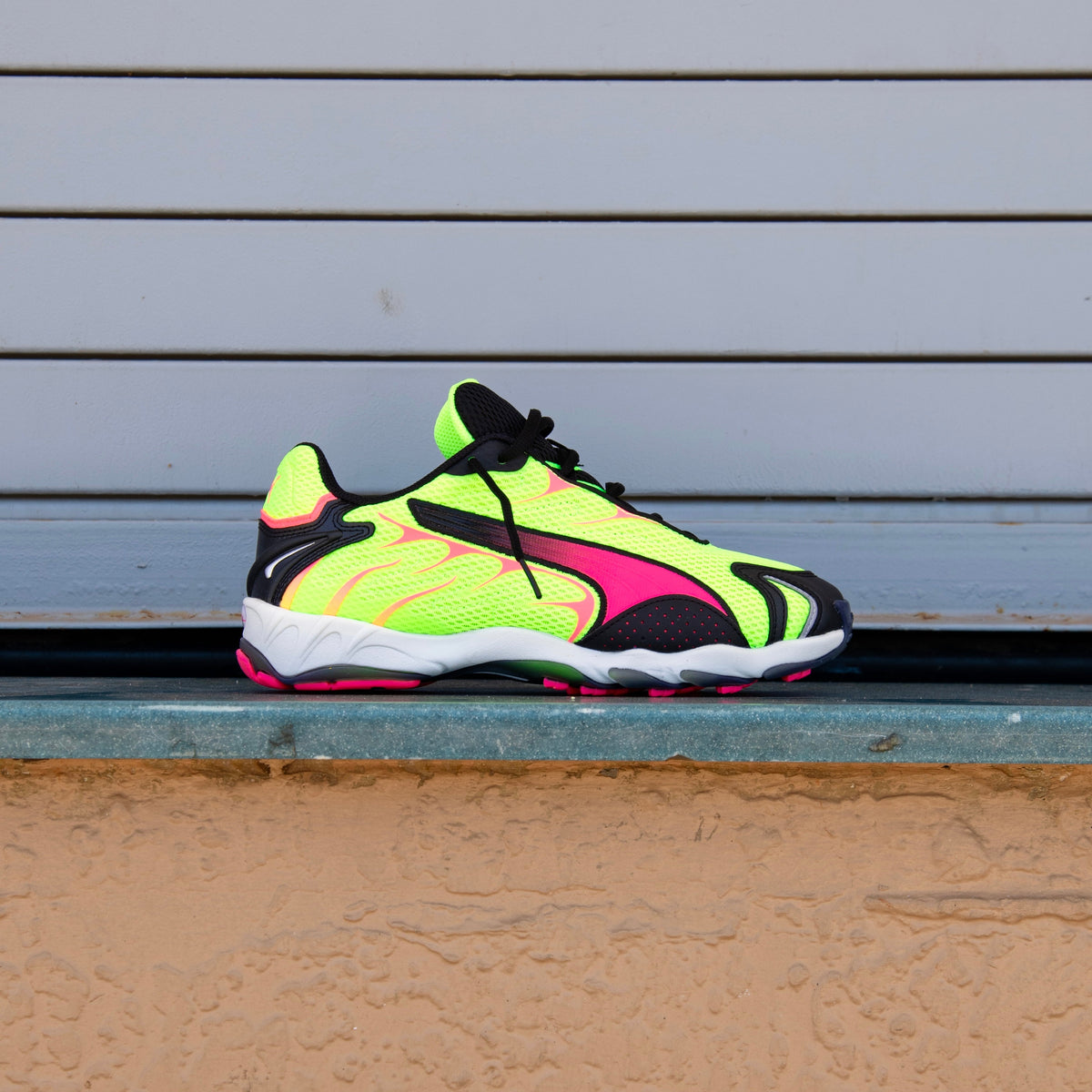 Mens Puma Inhale (Yellow Alert/Sun Struck)