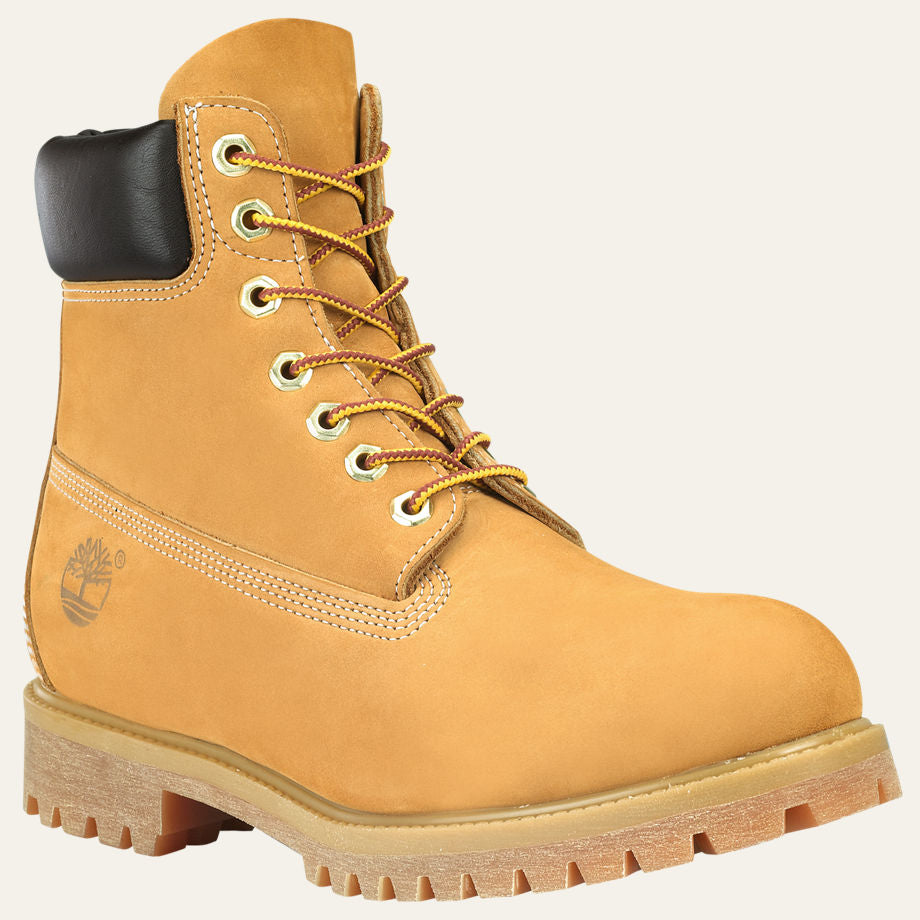 Timberland Premium 6 inch Boot Waterproof Wheat Nubuck Mens Boot 10061