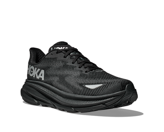 Hoka Black/Black Clifton 9 GTX Men's Running Shoes 1141470-BBLC