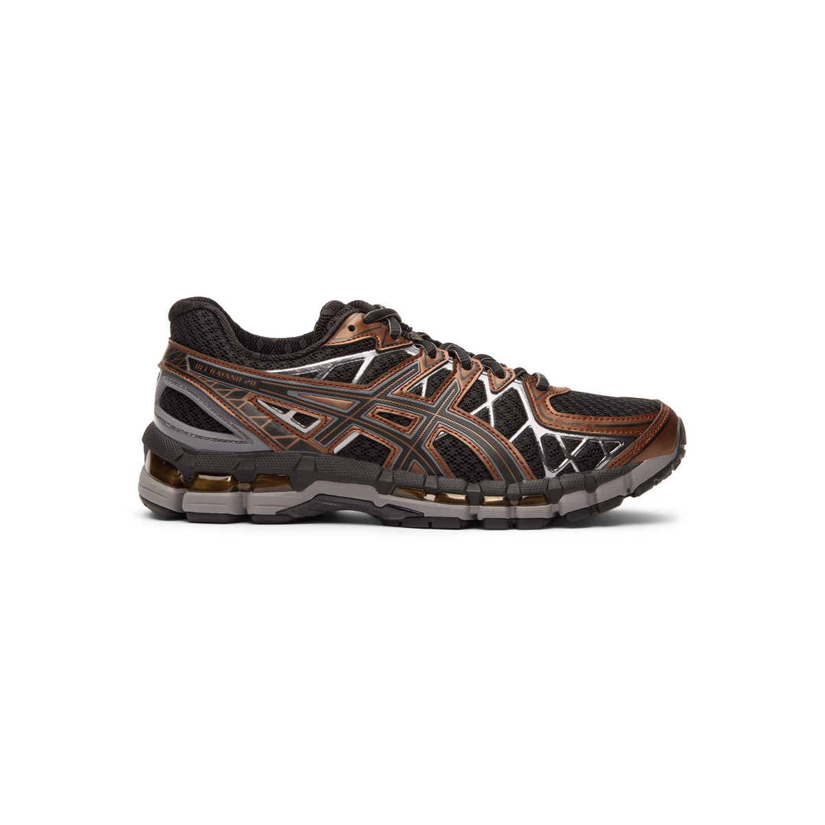 Asics Gel-Kayano 20 (Black/Reddish Brown)