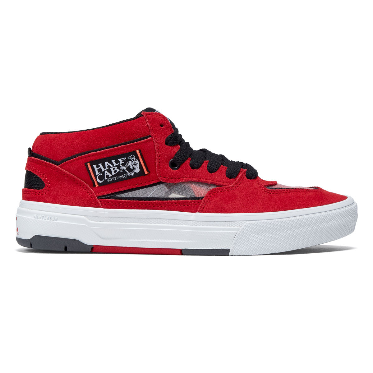 Vans Skate Half Cab Wafflecup Shoes - Red/Black/Grey