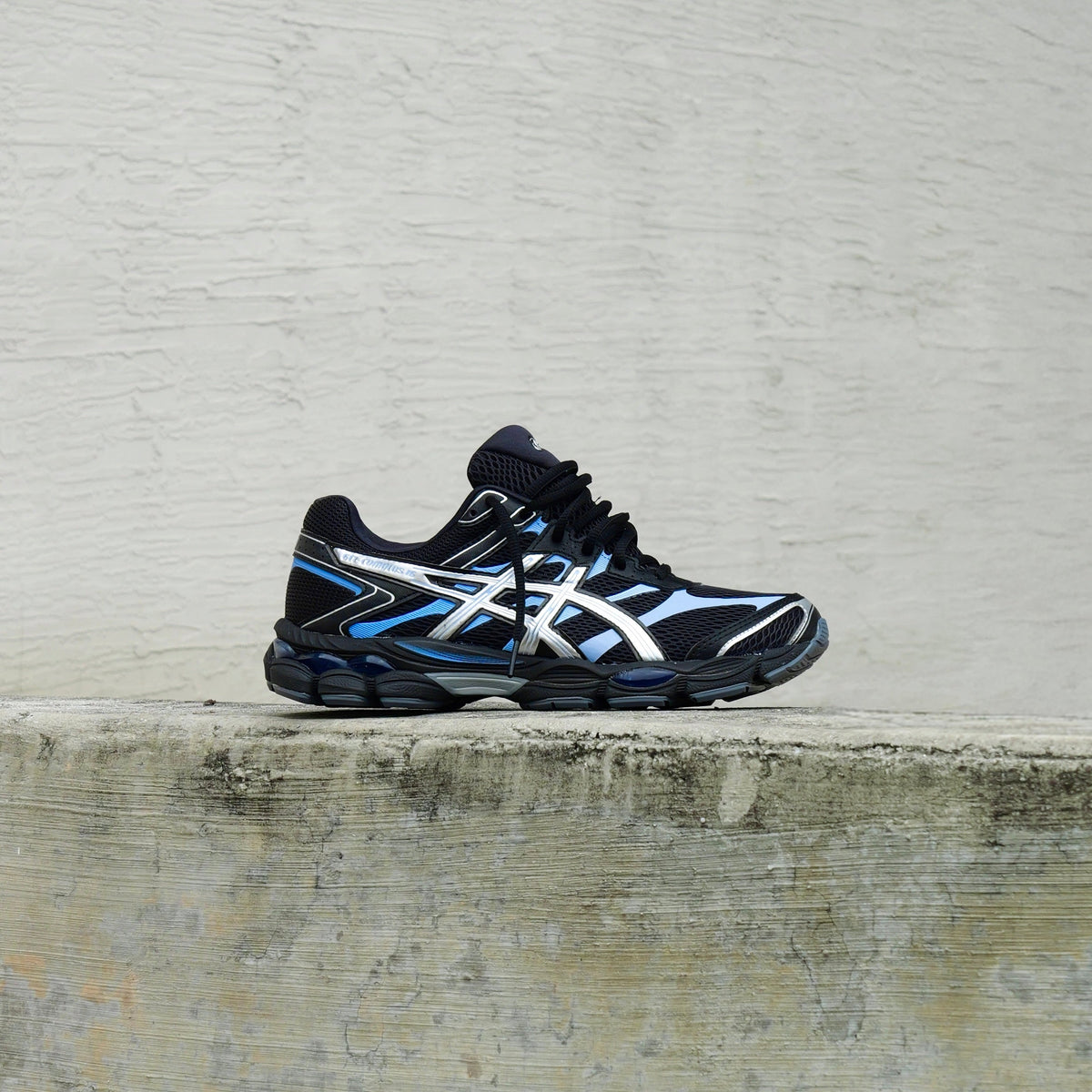 Mens Asics Gel-Cumulus 16 (Black/Pure Silver)