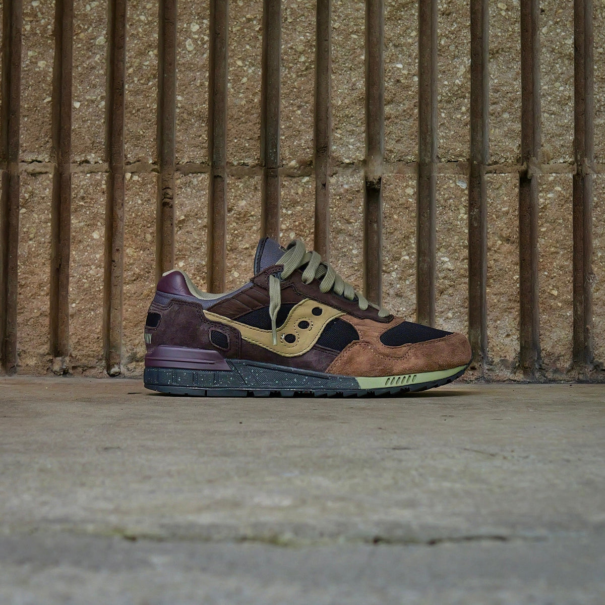 Mens Saucony Shadow 5000 (Dark Grey/Plum)