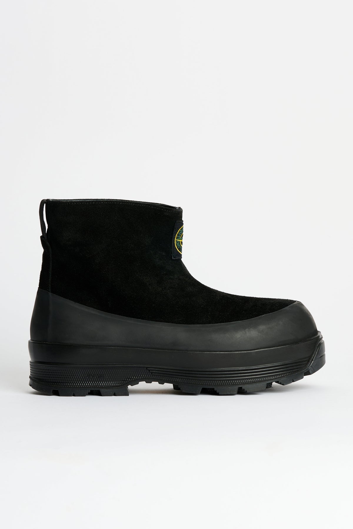 Stone Island Suede Ankle Shoes Black