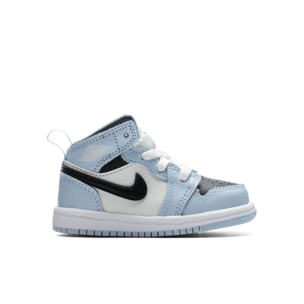Jordan 1 Mid (TD) - Ice Blue/Black/White