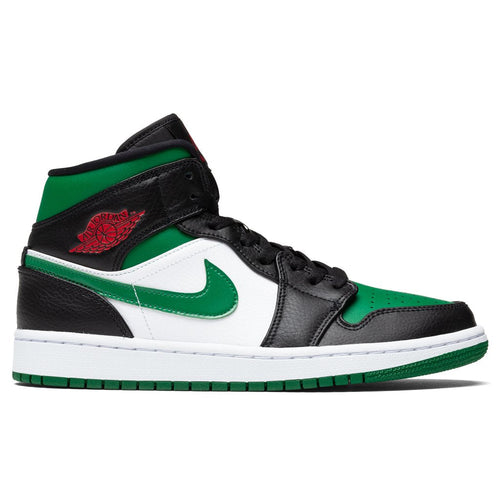 Air Jordan 1 Mid - Black/Pine Green/White/Gym Red