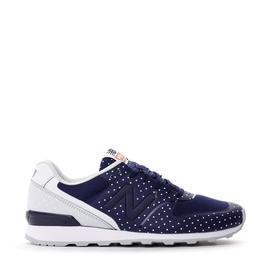 NEW BALANCE CLASSIC WOMEN BLUE WHITE DOTS RE-ENGINEERED WR996KP