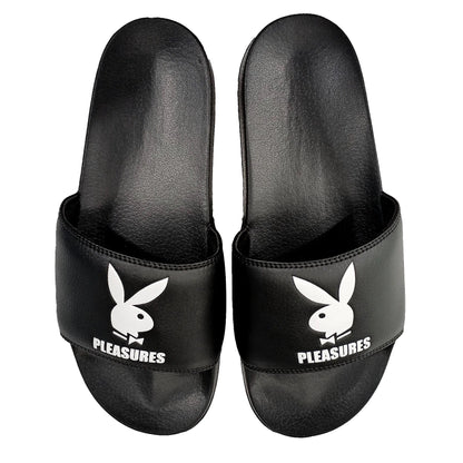 Pleasures Men x PLAYBOY Slides Black