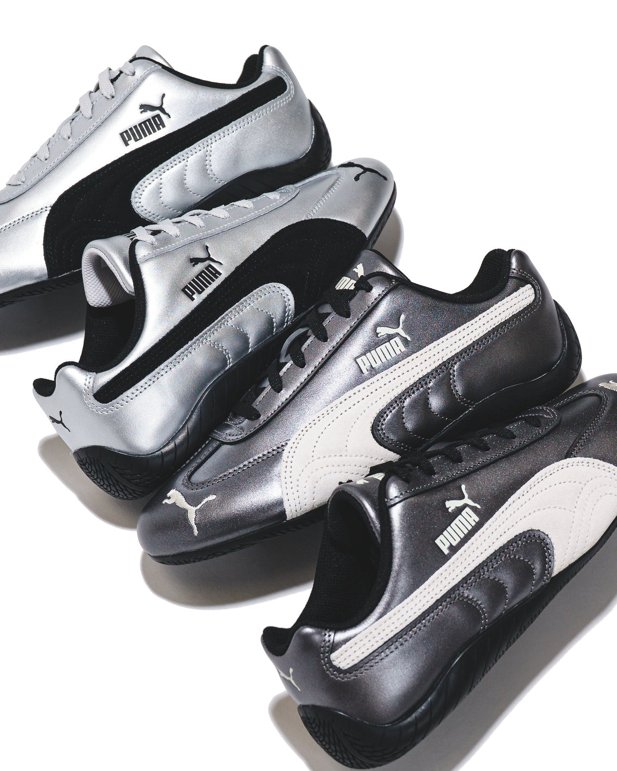 Puma Women Speedcat Metallic Black Warm White 405357-02